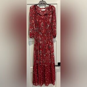 TINSEL MAXI DRESS PETITE